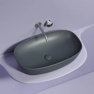 Раковина Ceramica Nova Element CN6049MDH 60см тёмный антрацит матовый